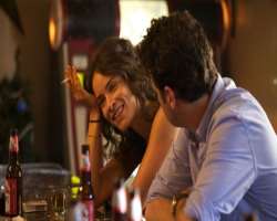 Abigail Spencer consuming alcohol